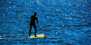 paddling, paddleboard, board