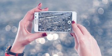 smartphone, photography, woman